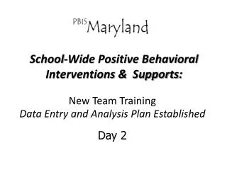 School-Wide Positive Behavioral Interventions &amp; Supports :