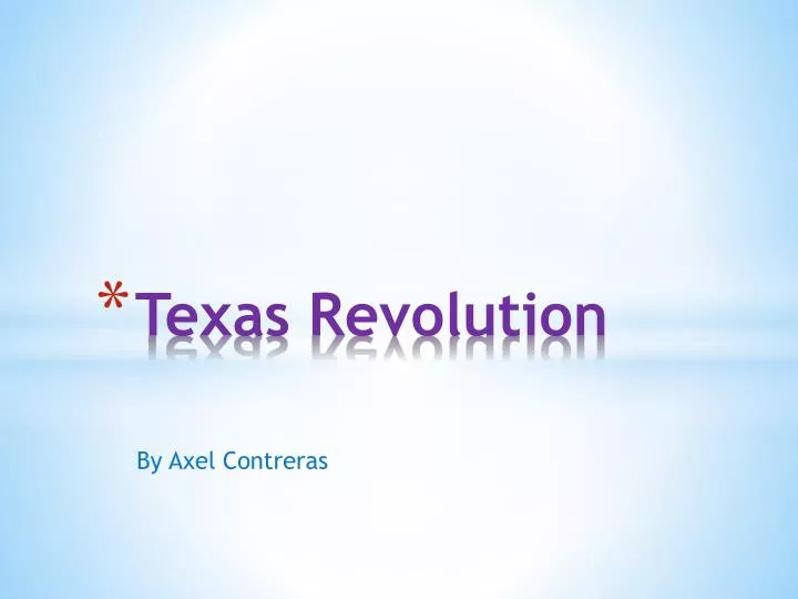 texas revolution