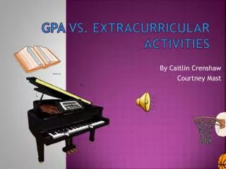 GPA vs. Extracurricular activities