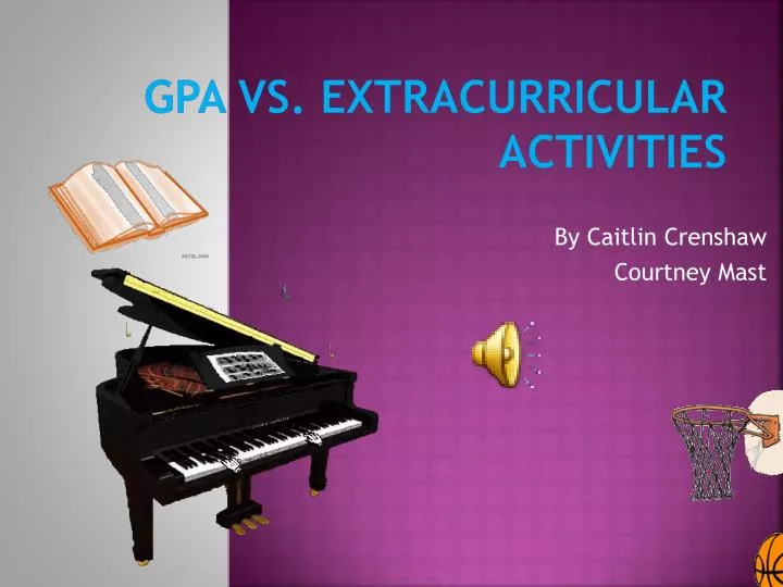 gpa vs extracurricular activities