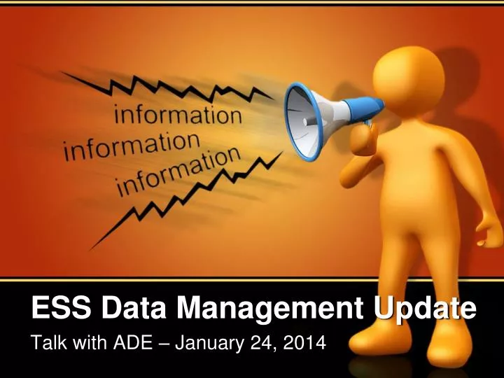 ess data management update
