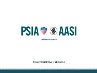 presentation title 11 05 2013