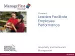 Leaders Facilitate Employee Performance - slide 1