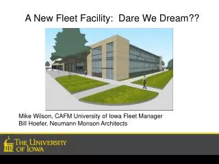 A New Fleet Facility: Dare We Dream??