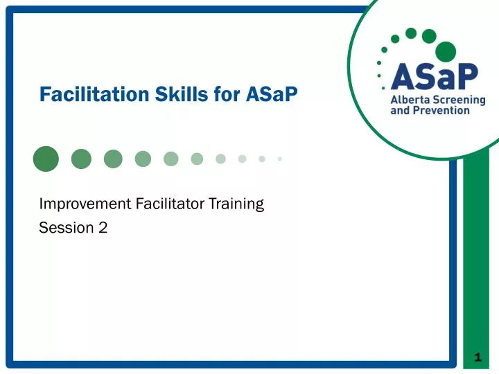 facilitation skills for asap