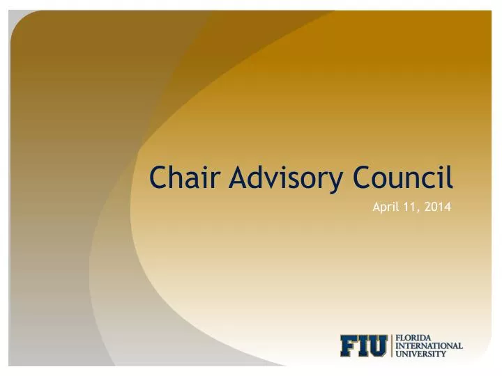 chair advisory council