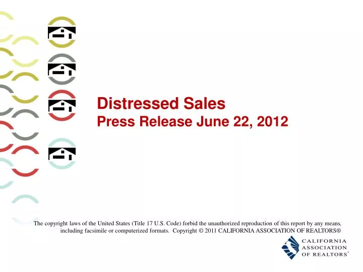 distressed sales press release june 22 2012