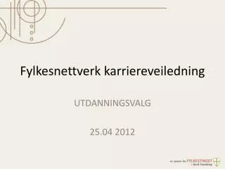 fylkesnettverk karriereveiledning