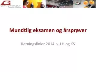mundtlig eksamen og rspr ver