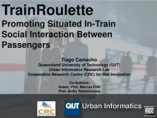 TrainRoulette Promoting Situated In-Train Social Interaction Between Passengers