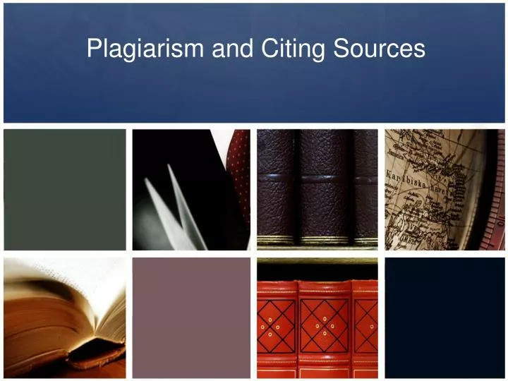 plagiarism and citing sources