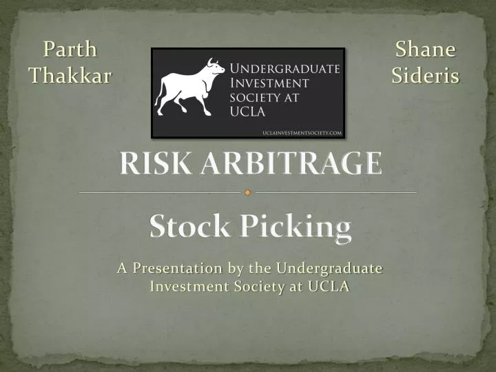 risk arbitrage