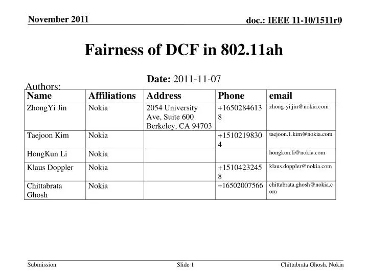 fairness of dcf in 802 11ah