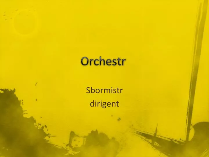 orchestr