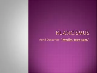 klasicismus