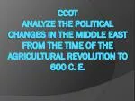 Political Changes and Religious Developments in the Middle East Before 600 CE - slide 1