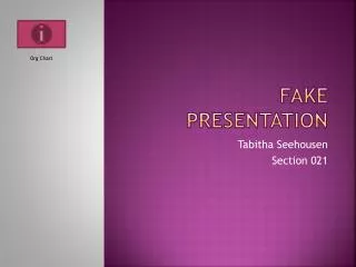 Fake Presentation