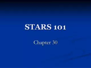 STARS 101