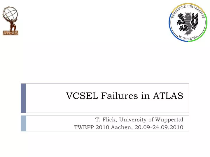 vcsel failures in atlas