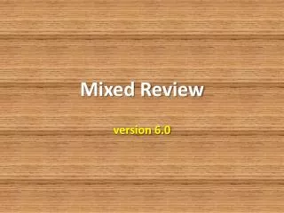 mixed review