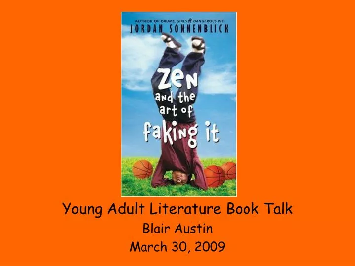 young adult literature book talk blair austin march 30 2009