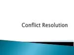 Conflict Resolution - slide 1