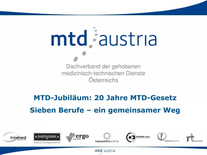 mtd jubil um 20 jahre mtd gesetz sieben berufe ein gemeinsamer weg