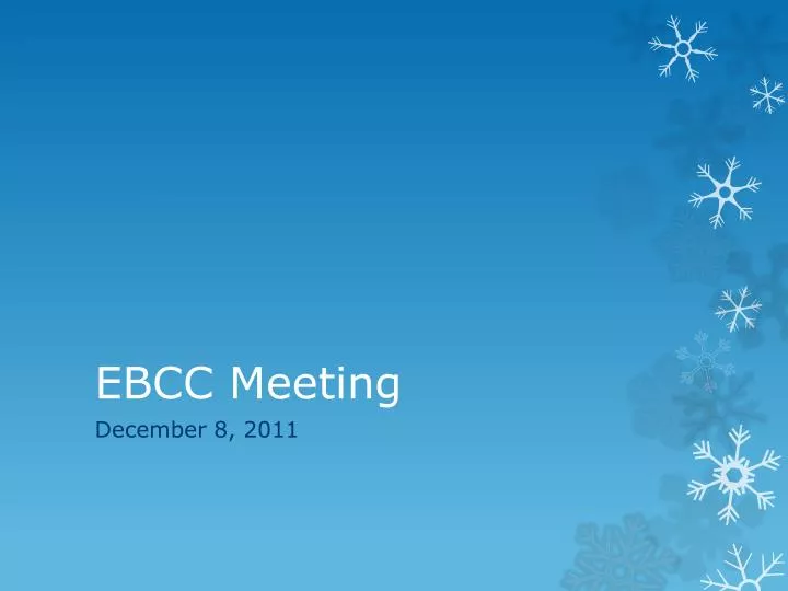 ebcc meeting