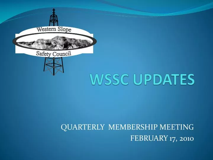 wssc updates