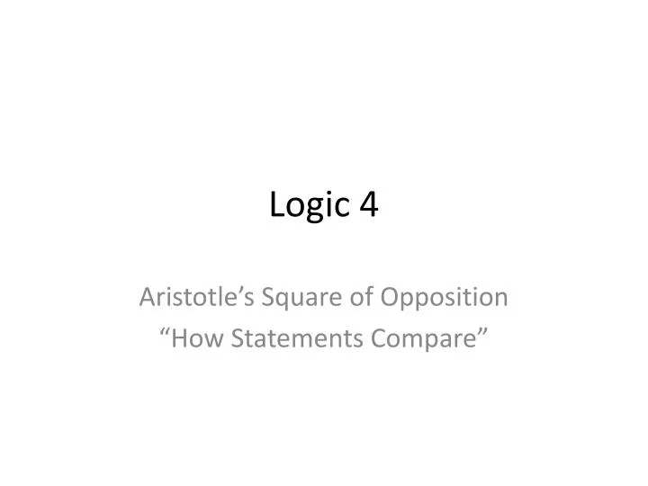 logic 4