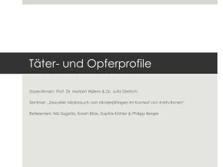 t ter und opferprofile