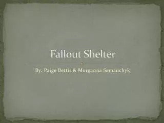 Fallout Shelter