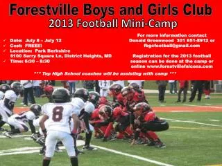 Forestville Boys and Girls Club