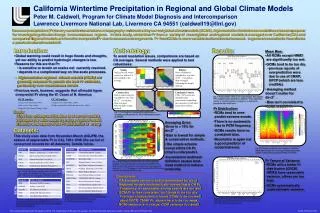 California Wintertime Precipitation in Regional and Global Climate Models