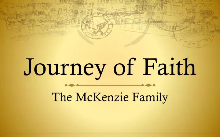journey of faith meaning