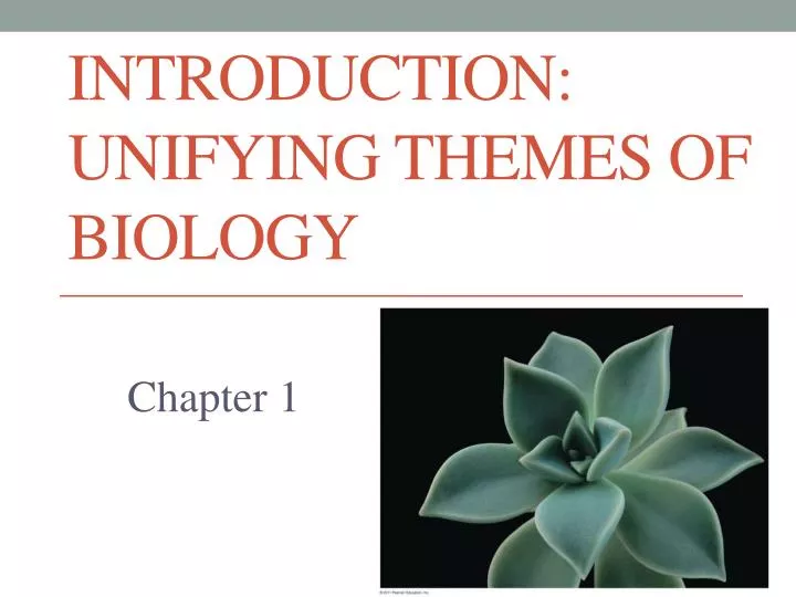 introduction unifying themes of biology