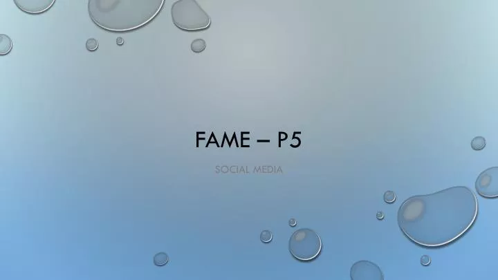 fame p5