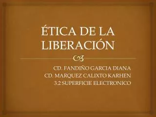 tica de la liberaci n
