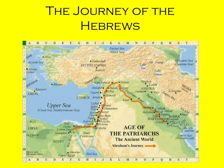 the journey of the hebrews