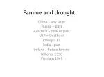 Famine and drought