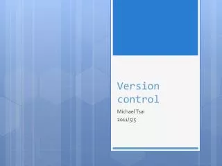 Version control