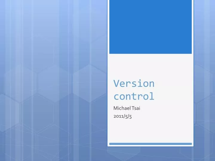 version control