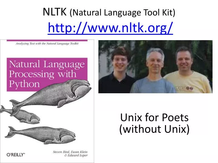 nltk natural language tool kit http www nltk org