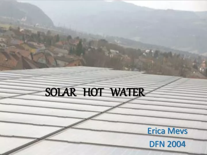 solar hot water