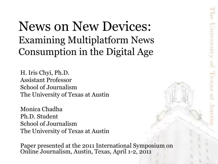 news on new devices examining multiplatform news consumption in the digital age