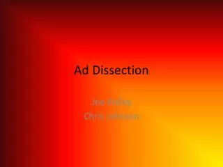 Ad Dissection
