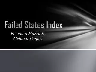 Failed States Index