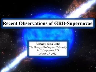 Recent Observations of GRB-Supernovae