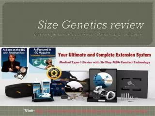 Size Genetics review Increase penis size-boost sexual stamina and confidence.