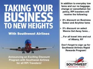 With Southwest Airlines